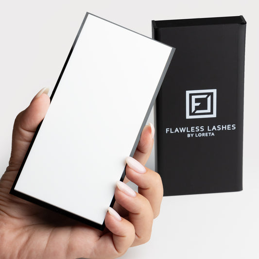 Wimpernplatte Matt aus Acryl mit Deckel- Neu