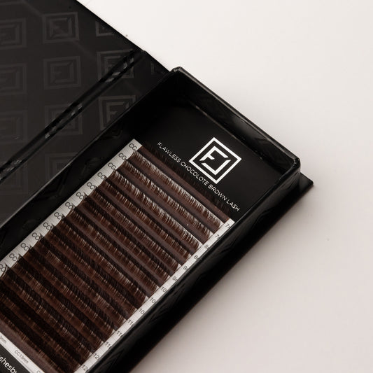 braune Wimpern flawless luxus Wimpern für Volumentechnik und Megavolumen.