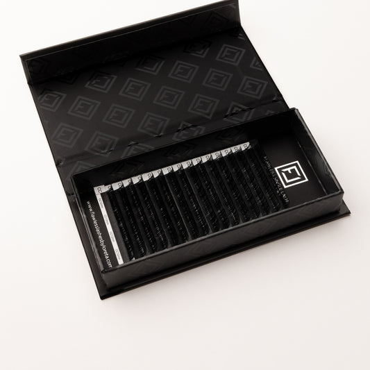 seitenansicht flat lashes wimpern für einzeltechnik natürliche wimpernverlängerung