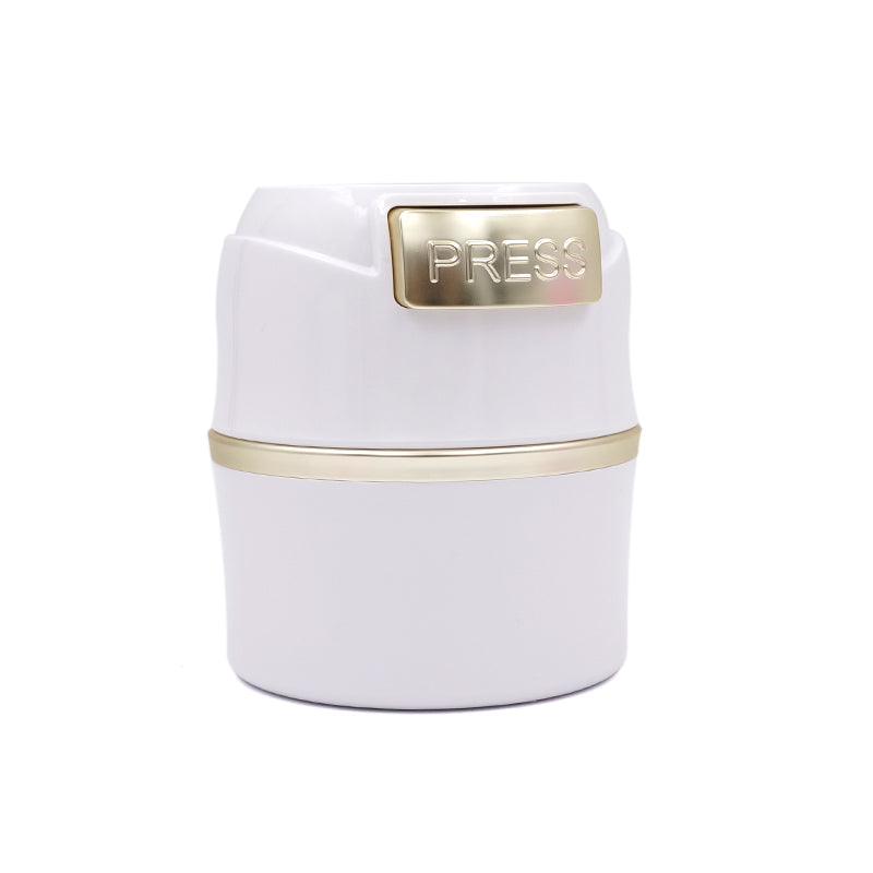 luftdichte Wimpernkleber Box Glue Container weiss gold / grau