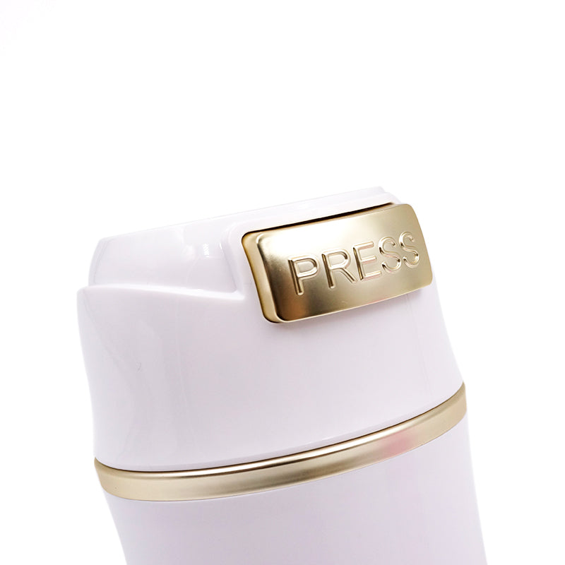 luftdichte Wimpernkleber Box Glue Container weiss gold / grau