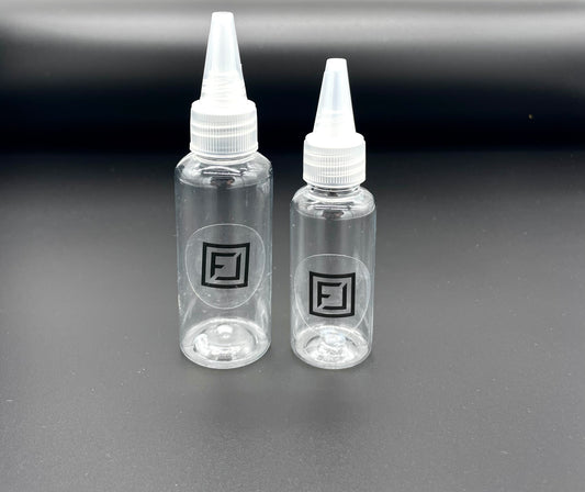 leere Abfüllflasche für Flüssigkeiten /Kochsalzlösung