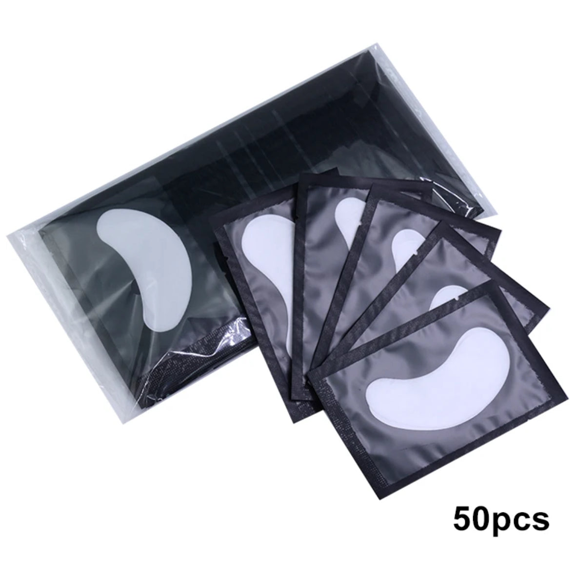 50 stücke Augenpads Verpackung für Wimpernverlängerung